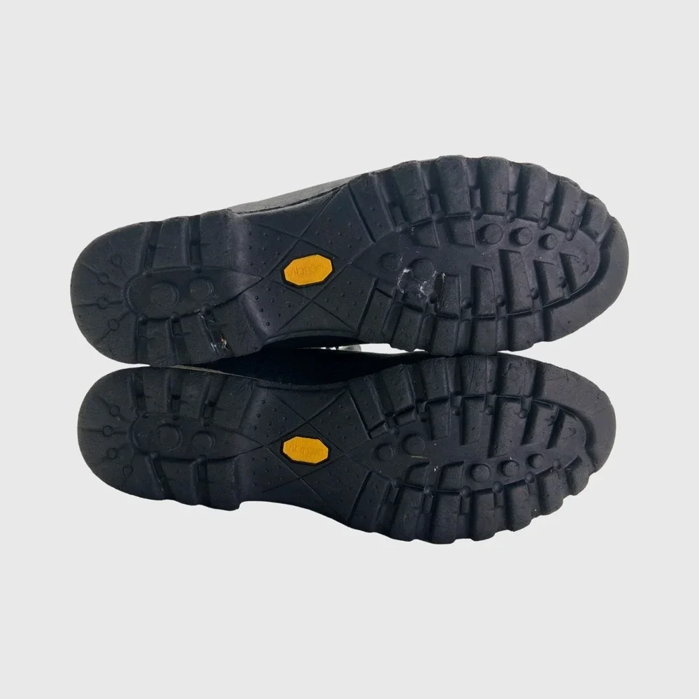 Asolo Mountain Boots Men 9.5 Yellow Gray Nylon Gore-Tex Waterproof Vibram Hiking